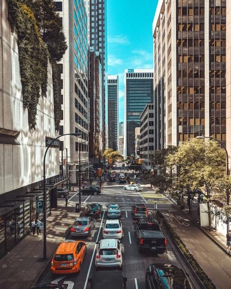 Downtown Vancouver streetscape